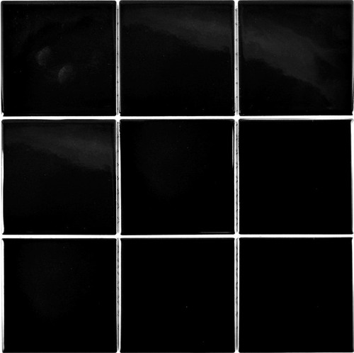 Mattonelle della parete nero - parete,