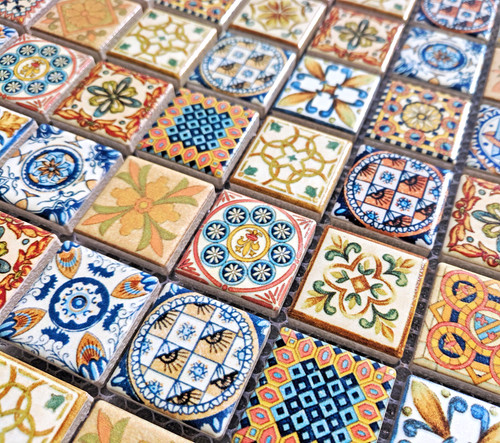 Piastrella parete mosaico - piastrella,