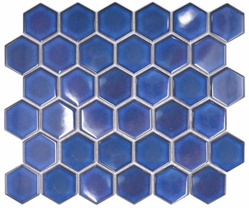 Mosaico ceramica esagono - mosaico,