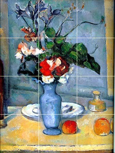 Piastrella murale vaso blu - vaso,