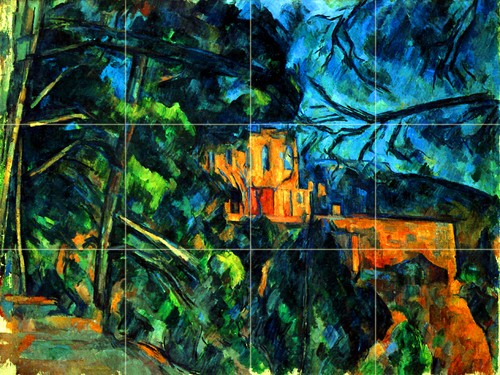 Art chateau noir paesaggio - art,