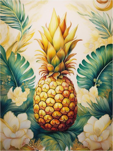 Piastrella murale ananas - murale,