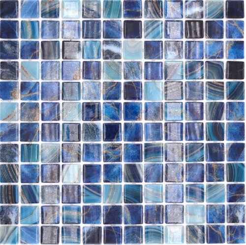 Mosaico piscina vetro - in,