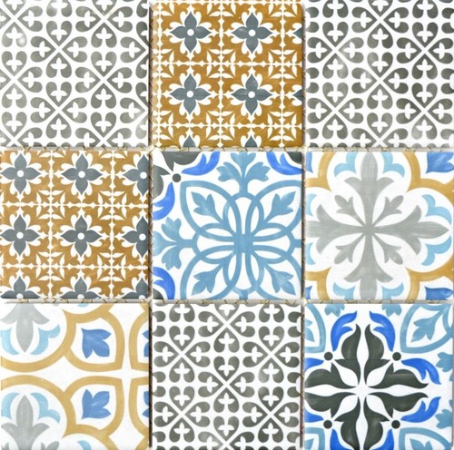 Piastrella mosaico stile