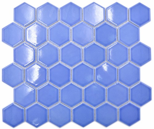 Mosaico ceramica blu - blu, a