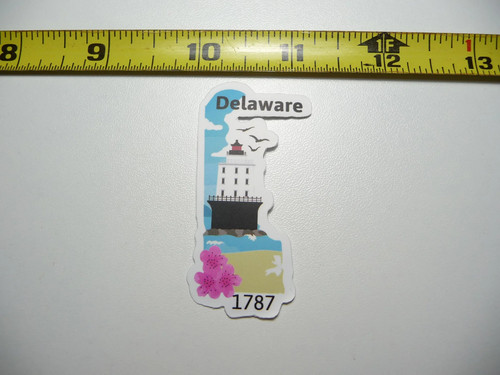 Delaware piccolo adesivo - delaware,