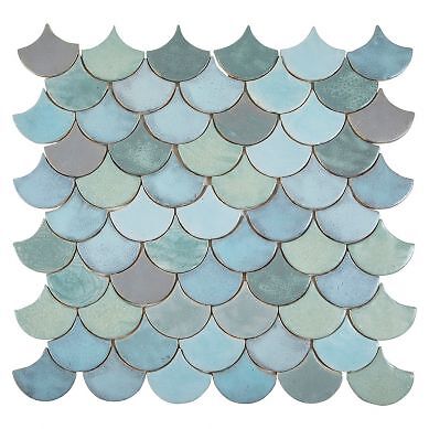 Piastrelle mosaico scaglie - piastrelle, a