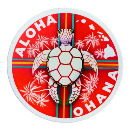 Adesivo aloha ohana hawaii - aloha,