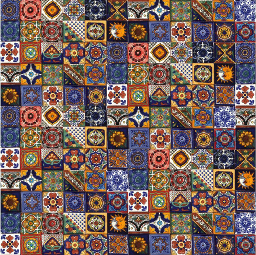 Piastrelle messicane 120 pezzi - piastrelle,