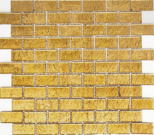 Mosaico vetro mosaik gold - vetro,