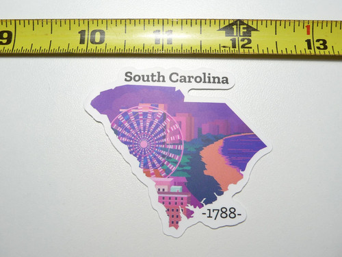 South carolina piccolo adesivo - south,