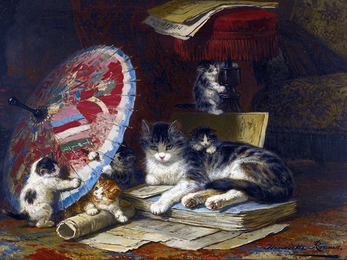 Piastrella gattini - , e
