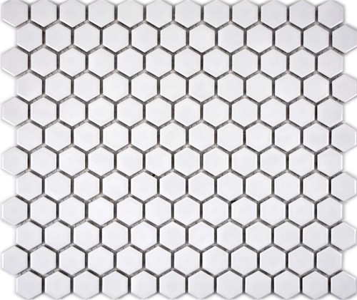 Mosaico ceramico esagonale - mosaico,