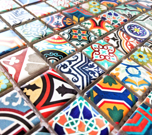 Piastrella mosaico boho