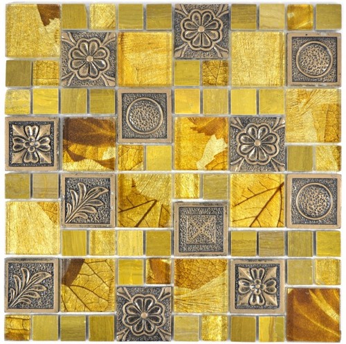 Mosaico glasmosaico oro - mosaico,